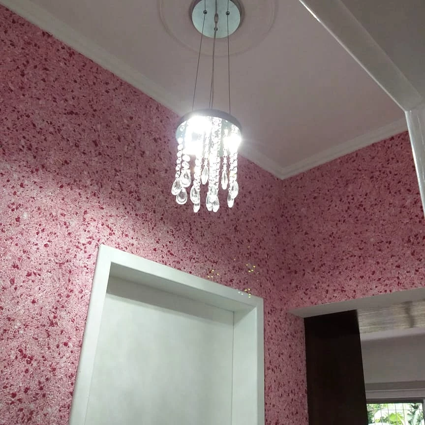 Kit Completo Papel de Parede Líquido - Diversas Cores/Unidade 5m² + Desempenadeira - ID M0004